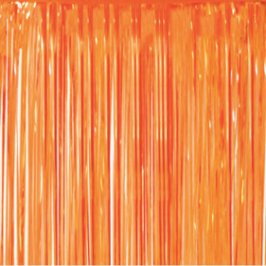 MIDAVIDA 미다비다 JELLY 오렌지 프린지 커튼 (1m x 2m)