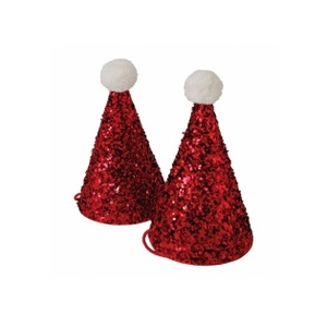 MeriMeri 메리메리 - Mini Santa Party Hats / 미니사이즈 산타 파티모자세트 (8개입)
