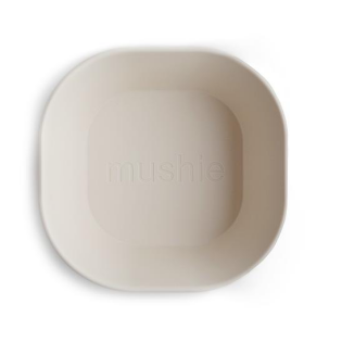 mushie 디너웨어 / Square Dinnerware Bowl, Set of 2 (Ivory)