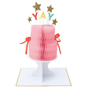 MeriMeri 메리메리 - Yay! Cake Stand-Up Card  (yay 케이크 스텐드 입체카드)