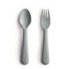 mushie 디너웨어 / Fork and Spoon Set (Sage) / 무쉬 포크 & 스푼세트 (세이지)